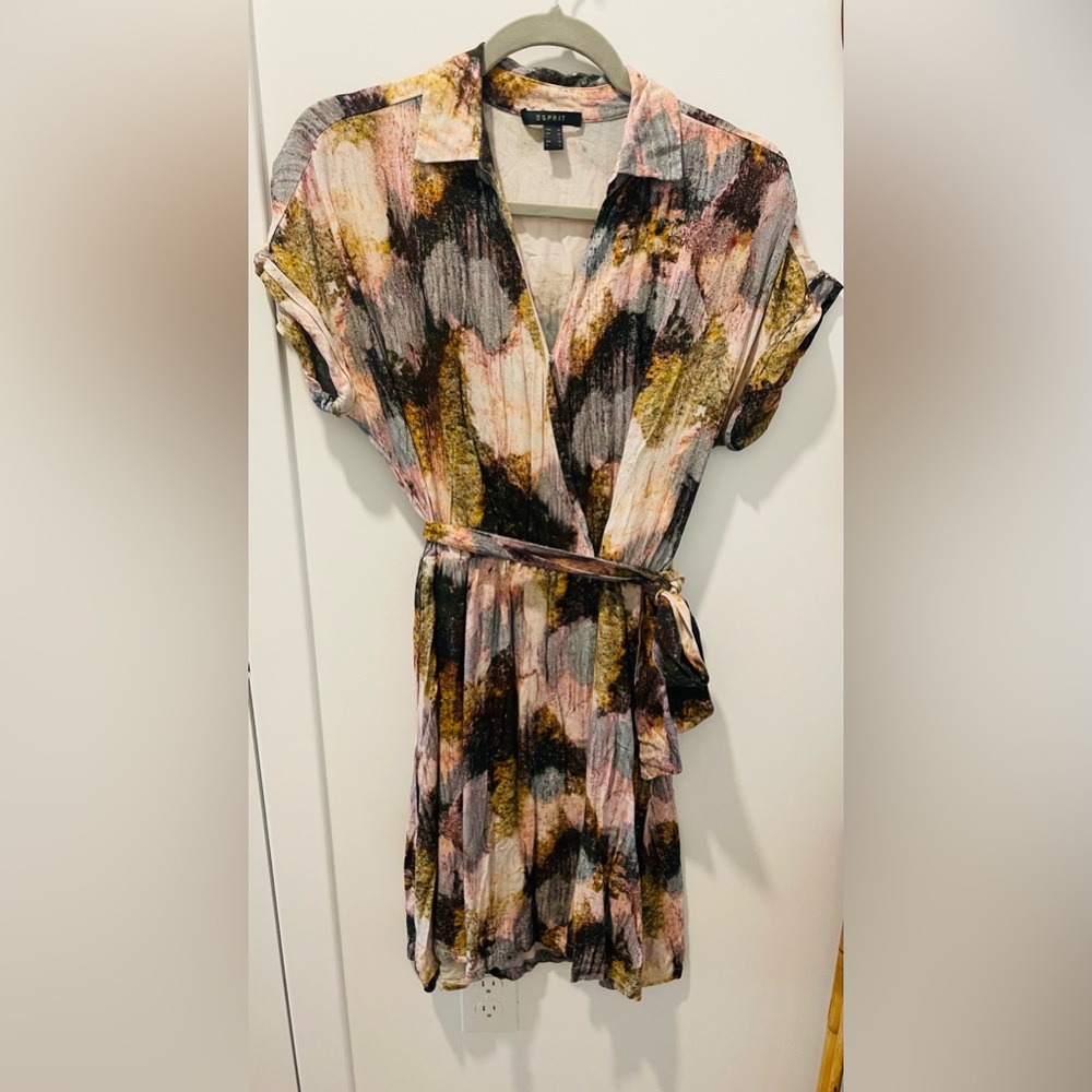 Esprit Artistic Multicolor Midi Dress